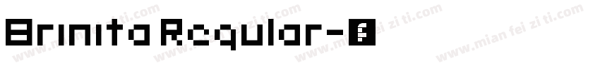 Brinita Regular字体转换